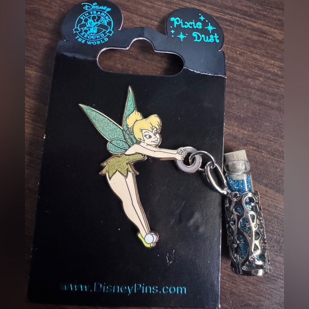 Disney Tinker Bell Glitter Wings Pin | Official Disney Pin Trading